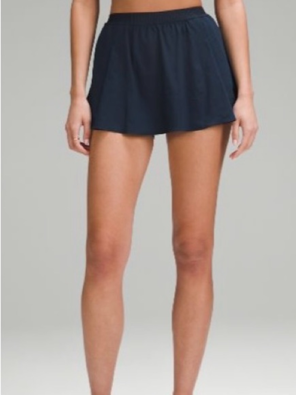 lululemon athletica Navy Athletic Skort with Built-In Shorts